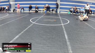 100 lbs Round 7 (8 Team) - Caleb Juvera, Doughboy vs Jaxon Zapatocky, Mat Assassins Red