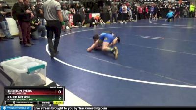 130 lbs Cons. Round 5 - Kaleb Nelson, Powerhouse Wrestling Club vs Trenton Byers, The Best Wrestler