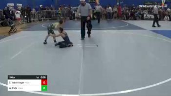 54 lbs Quarterfinal - Brody Wenninger, Pleasant Valley vs Weston Ekle, Team Alaska