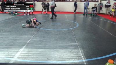 69_G lbs Quarterfinal - Lila Stanley, Norwin vs Riley Bennethum, Northern Lebanon