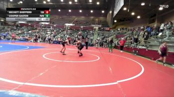 61 lbs Semifinal - Cooper Gaston, Pottsville Apache Youth Wrestling vs Beckett Shepperd, Team Conquer Wrestling