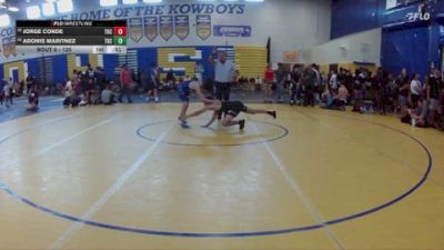 120 lbs Cons. Round 3 - Jorge Conde, Miami Palmetto Sr High vs Adonis Maritnez, Unattached