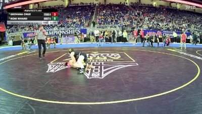 Girls-115 lbs Cons. Round 1 - Yazlyn Fajardo, Northwest Hs Girls vs Emma Baker, Lakeshore Hs Girls