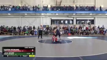 133 lbs Cons. Round 5 - Jack Bauer, Wilkes University vs Gustav Petruske, King`s College (Pennsylvania)