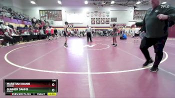106 lbs Quarterfinal - Gunner Dahms, STALEY vs Marztian Ioanis, NEOSHO