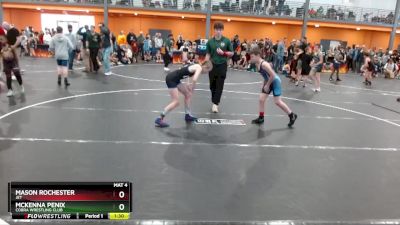 95 lbs Champ. Round 1 - McKenna Penix, Cobra Wrestling Club vs Mason Rochester, JET