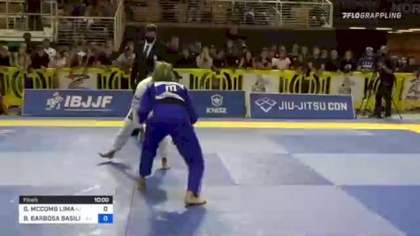 GABRIELLE MCCOMB LIMA vs BIANCA BARBOSA BASILIO 2021 Pan Jiu-Jitsu IBJJF Championship