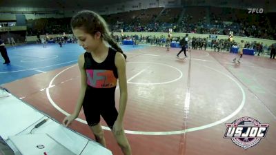 80 lbs Consi Of 8 #1 - Talli Washington, Woodland Wrestling Club vs Lillian Flores, Smith Wrestling Academy