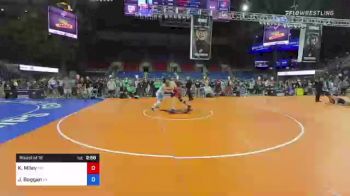 285 lbs Round Of 16 - Keith Miley, Missouri vs Joshua Boggan, Michigan