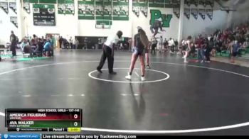 137 lbs Round 3 - Ava Walker, Faith Lutheran vs America Figueras, Western