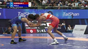 55 kg 1/8 Final - Chase Marl Karenbauer, United States vs Kyosuke Ikeda, Japan