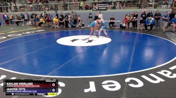 102 lbs Semifinal - Hunter Otts, Chugach Eagles Wrestling Club vs Kaylani Vreeland, Alaska Battle Cats Wrestling Club