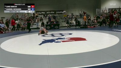 65 lbs Cons. Round 2 - Luke Simcox, Tar Heel Wrestling Club vs Gabriel McDaniel, Georgia