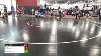 46 lbs Consi Of 8 #2 - Grayson Gregory, Backyard Brawlers vs Whitt Cromer, Jefferson Wrestling Club