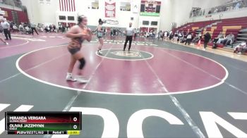 145 lbs Champ. Round 1 - Olivas Jazzmynn, Eagle vs Miranda Vergara, Glenns Ferry