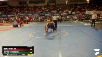 D 2 165 lbs Quarterfinal - Jaydon Roberson, Comeaux vs Beau Rabalais, Brusly