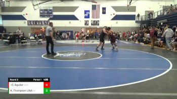 285 lbs Round 2 - Carlos Aguilar, Salina Central vs Kahlen Thompson UNA, Broken Arrow