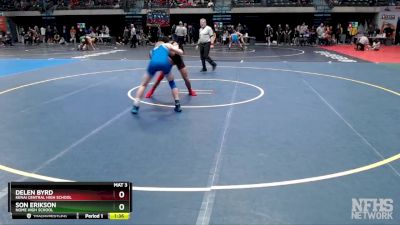 145 lbs Quarterfinal - Delen Byrd, Kenai Central High School vs Son Erikson, Nome High School