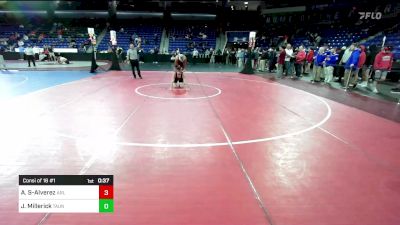 157 lbs Consi Of 16 #1 - Andreas Sandoval-Alverez, Arlington vs Joshua Millerick, Taunton