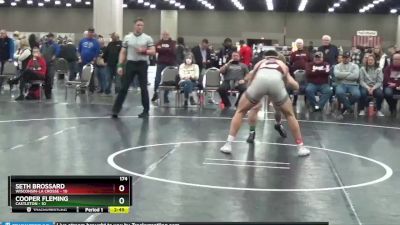 174 lbs Round 1 (16 Team) - Seth Brossard, Wisconsin-La Crosse vs Cooper Fleming, Castleton