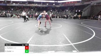 143-154.8 lbs Final - Jenna Tuxhorn, Charlies Angels (IL) vs Dani Rae Gullet, Thoroughbred Wrestling Academy