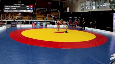 49kg Cons. Semi - Lauren MacGregor, Kempenfelt Bay Athletic Club vs Isabelle Chen, Bhullar Wrestling Club