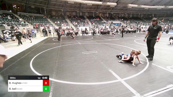 56 lbs Final - Beau Hughes, Verdigris Youth Wrestling vs Baker Bell ...