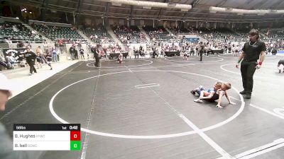 56 lbs Final - Beau Hughes, Verdigris Youth Wrestling vs Baker Bell, Dark Cloud Wrestling Club