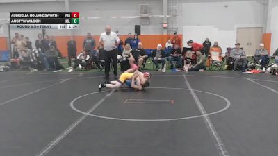 76 lbs Round 6 (10 Team) - Aubriella Hollandsworth, Prodigy vs Austyn Wilson, Notre Dame Lions