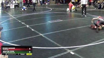 90 lbs Cons. Round 5 - Ryker Wegner, Arlington vs Weston Zook, Cozad Wrestling Club