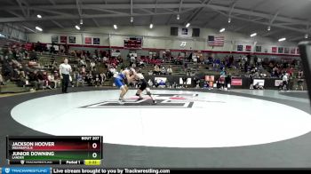 149 lbs Champ. Round 2 - Jackson Hoover, Indianapolis vs Junior Downing, Lander