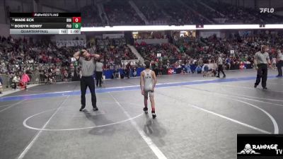 64 lbs Quarterfinal - Wade Eck, Brawlers vs Boidyn Henry, Paola