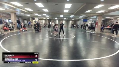 57-65 lbs Round 1 - Faith Rios, Idaho Gold vs Karli Francis, Southern Idaho Wrestling Club