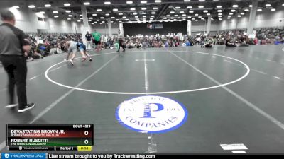 120 lbs Cons. Round 2 - Devastating Brown Jr., Bonner Springs Wrestling Club vs Robert Ruscitti, The Wrestling Academy