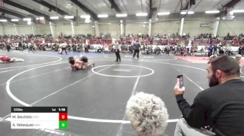 120 lbs Round Of 16 - Micah Bautista, Central Grand Junction vs Aziel Velasquez, WAR Wrestling Club