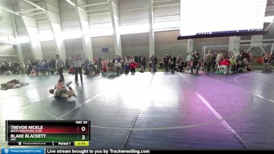 98 lbs Cons. Round 3 - Blake Blackett, JWC vs Trevor Nickle, Delta Wrestling Club