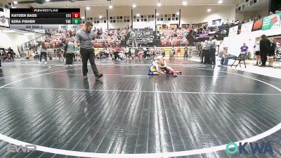 66 lbs Rr Rnd 3 - Kayden Bass, Grove Takedown Club vs Ezra Fisher, Tiger Trained Wrestling