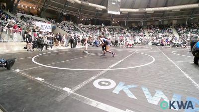 110 lbs Quarterfinal - Gabriela Motte, Tulsa Blue T Panthers vs Denver Norwood, Cowboy Wrestling Club