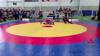 55kg 5th Place Match - Mathis Jean, Club De Lutte Acadie Bathurst vs Samuel Smith, Nechako Valley Wrestling