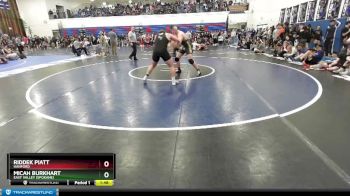 220 lbs Champ. Round 1 - Micah Burkhart, East Valley (Spokane) vs Riddek Piatt, Hanford