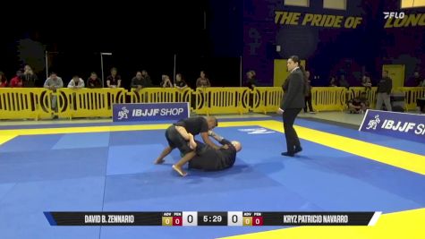 Kryz Patricio Navarro vs David B. Zennario 2025 Pan IBJJF Jiu-Jitsu No-Gi Championship