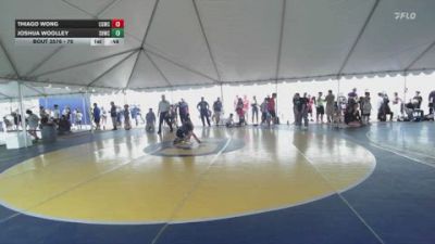 70 lbs Round 2 - Joshua Woolley, Savage House Wrestling Club vs Thiago Wong, Cal Grapplers Wrestling Club