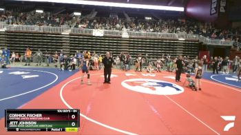 84 lbs Quarterfinal - Jett Johnson, Green River Grapplers Wrestling vs Cormick Fischer, Eastside United Wrestling Club