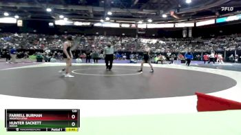 120 lbs Cons. Round 2 - Farrell Burman, Wasatch Utah vs Hunter Sackett, Borah