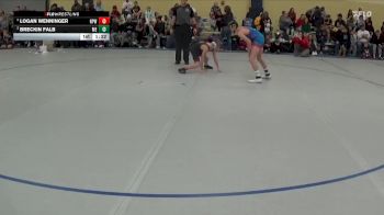 90 lbs Cons. Semi - Logan Wenninger, New Prague Wrestling vs Breckin Falb, Moyer Elite