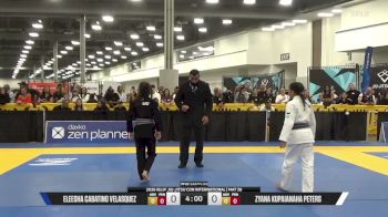Zyana Kupaianaha Peters vs Eleesha Cabatino Velasquez 2026 IBJJF Jiu-Jitsu CON International