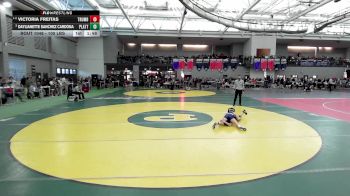 100 lbs Round Of 16 - Victoria Freitas, Trumbull vs Daylianette Sanchez Cardona, Platt