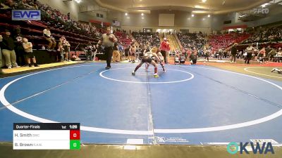 67 lbs Quarterfinal - Hudson Smith, Salina Wrestling Club vs Baron Brown, R.A.W.