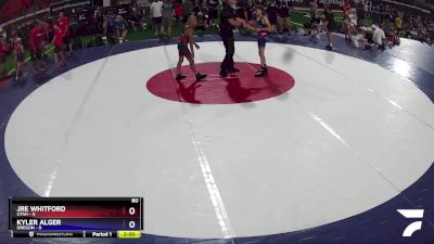 80 lbs Placement Matches (8 Team) - Jre Whitford, Utah vs Kyler Alger, Oregon