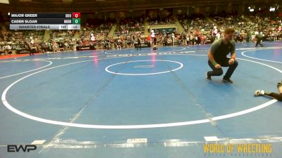 52 lbs Quarterfinal - Major Greer, Siouxland Wrestling Academy vs Caden Sloan, Morrison Takedown Club